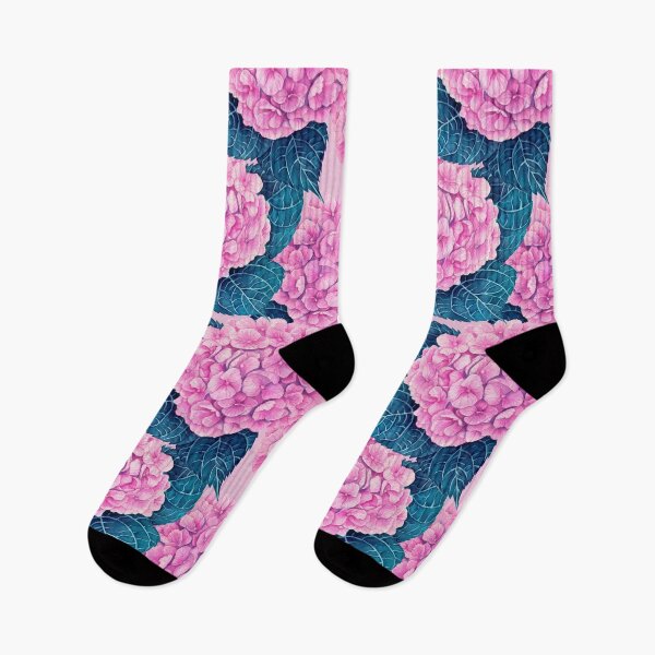 Item preview, Hydrangea watercolor pattern, pink and blue designed and sold by Katerina Mitkova Kirilova.