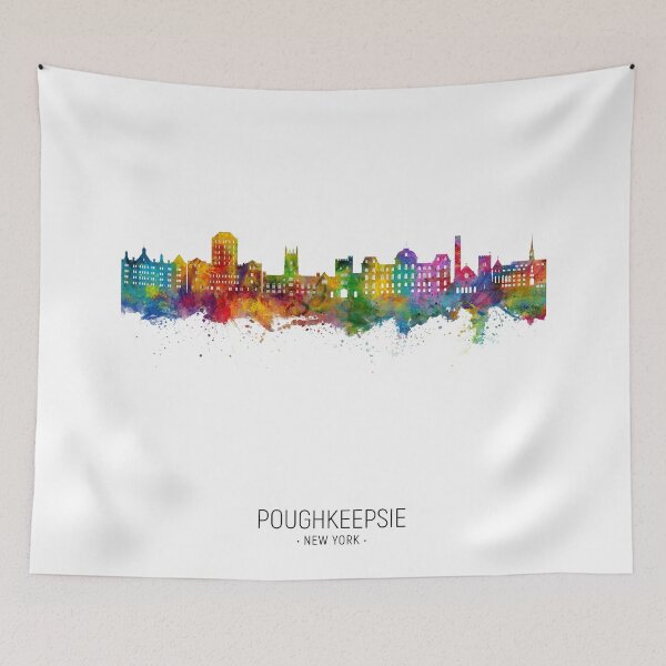 Item preview, Poughkeepsie New York Skyline designed and sold by ArtPrints.
