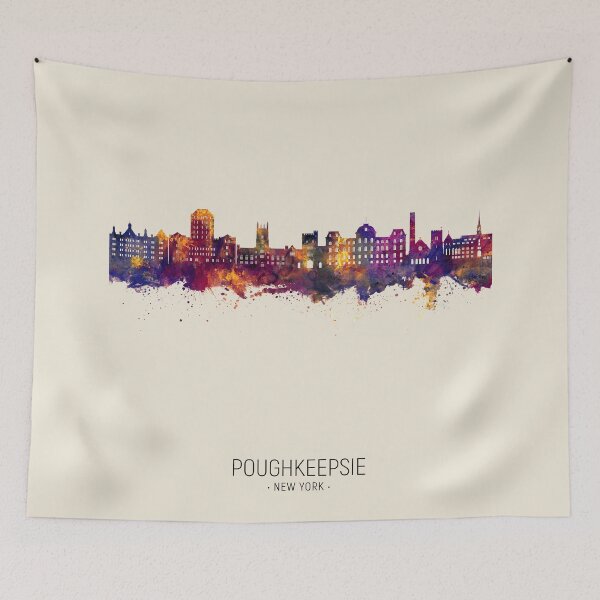 Item preview, Poughkeepsie New York Skyline designed and sold by ArtPrints.