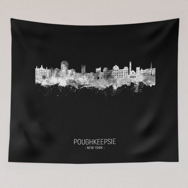 Item preview, Poughkeepsie New York Skyline designed and sold by ArtPrints.