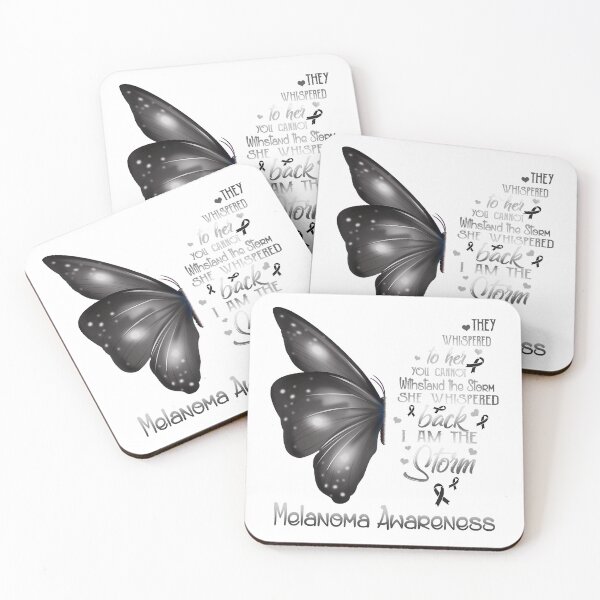 Item preview, I am the storm Melanoma Awareness Butterfly designed and sold by HolmesMillie1.