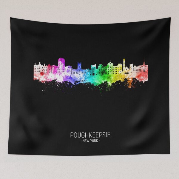 Item preview, Poughkeepsie New York Skyline designed and sold by ArtPrints.