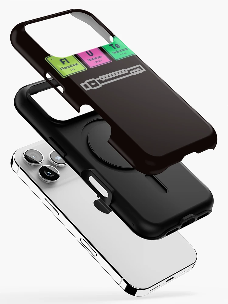 Thumbnail 2 of 4, iPhone Case, Flute Music Periodic Table Elements designed and sold by DesignsofNote.