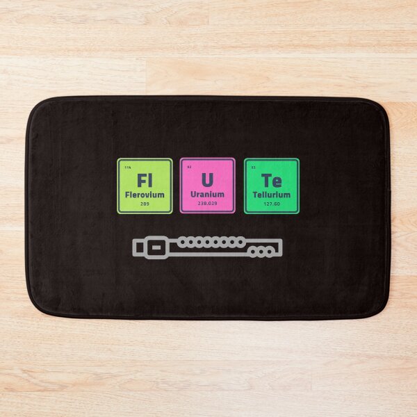 Item preview, Flute Music Periodic Table Elements designed and sold by DesignsofNote.