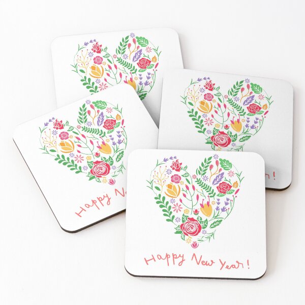 Item preview, FLOWERS HART - NEW YEAR designed and sold by OMdesign10.