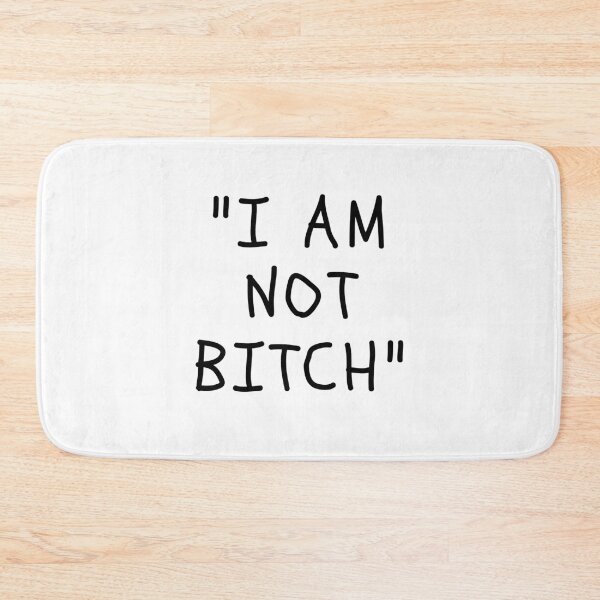 Item preview, Funny White Lies Quotes- I AM NOT BITCH designed and sold by The Little Wood Cottage.