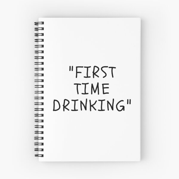 Item preview, Funny White Lies Quotes- FIRST TIME DRINKING designed and sold by The Little Wood Cottage.