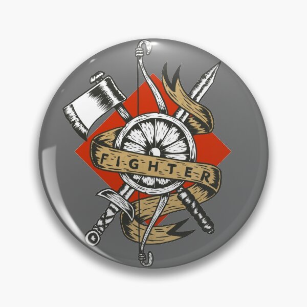 Item preview, Fighter - class emblem designed and sold by Mindabble.