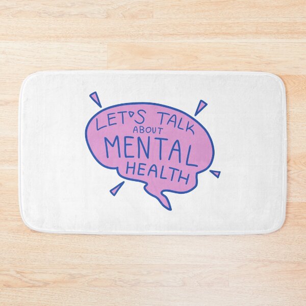 Item preview, Lets Talk Mental Health (Purple Speech Bubble) designed and sold by Emmyteddy.