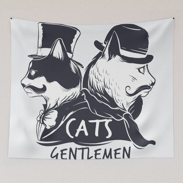 Item preview, Cats Gentlemen designed and sold by BeSafeRs.