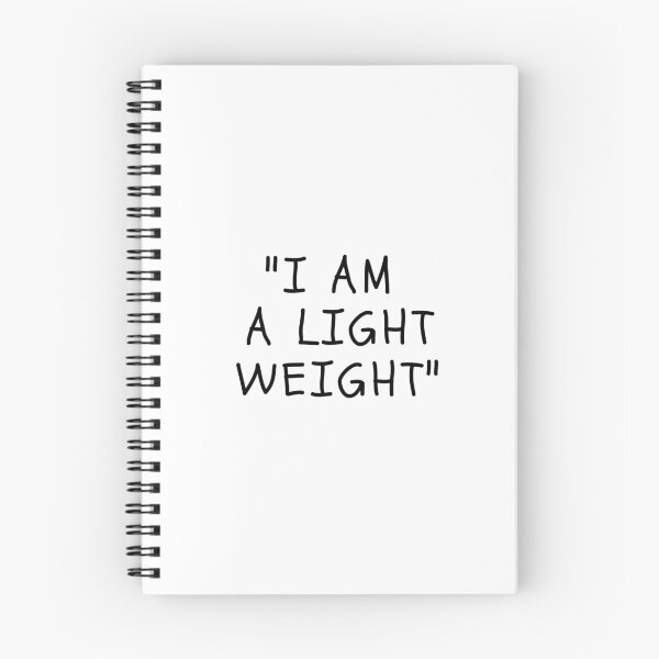 Item preview, Funny White Lies Quotes- I AM A LIGHT WEIGHT designed and sold by The Little Wood Cottage.