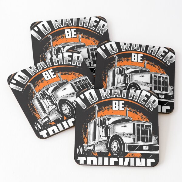 Item preview, I'D RATHER BE TRUCKING designed and sold by HolmesMillie1.