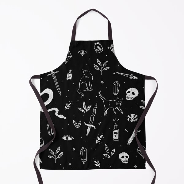 Item preview, Witchy mood - illustrated pattern designed and sold by JustineLecouffe.