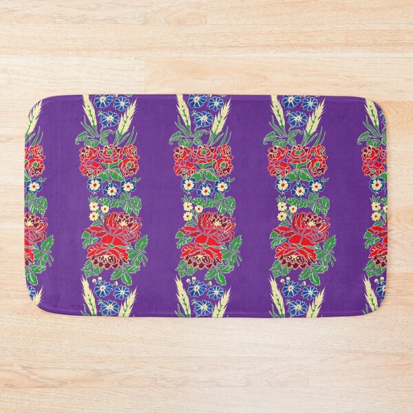 Item preview, Slavic folklore ribbons, purple, large pattern designed and sold by Folkiestore.