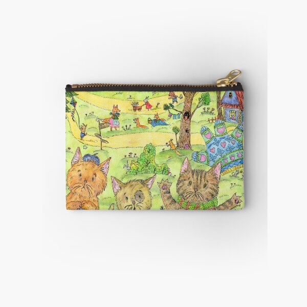 Item preview, Three kittens. Vivid illustration in ink and crayons. designed and sold by Yovin11.