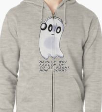 Napstablook Zipped Hoodie