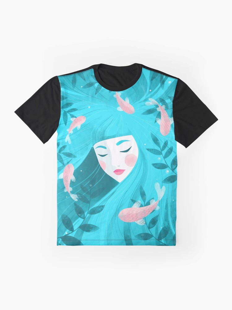 Alternate view of Lost in the sea of my thoughts Graphic T-Shirt