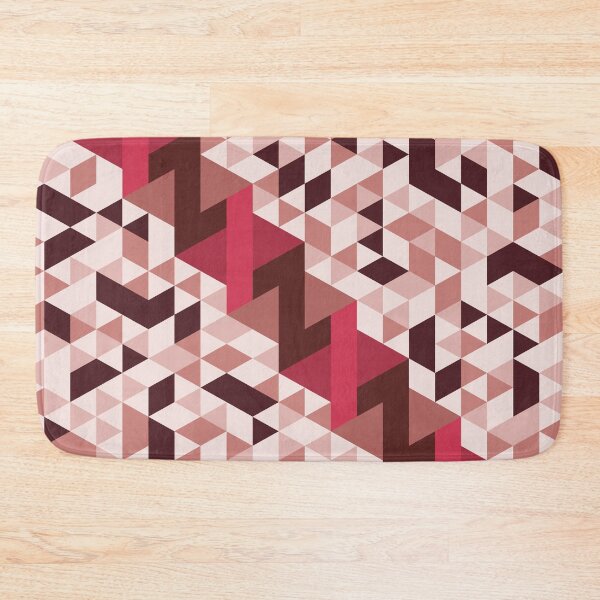 Item preview, Abstract Modern Red Geometric Pattern designed and sold by quarantineshop.