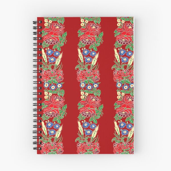 Item preview, Slavic folklore ribbons, red, large pattern designed and sold by Folkiestore.