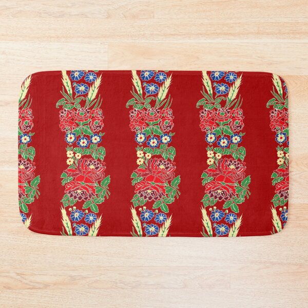 Item preview, Slavic folklore ribbons, red, large pattern designed and sold by Folkiestore.