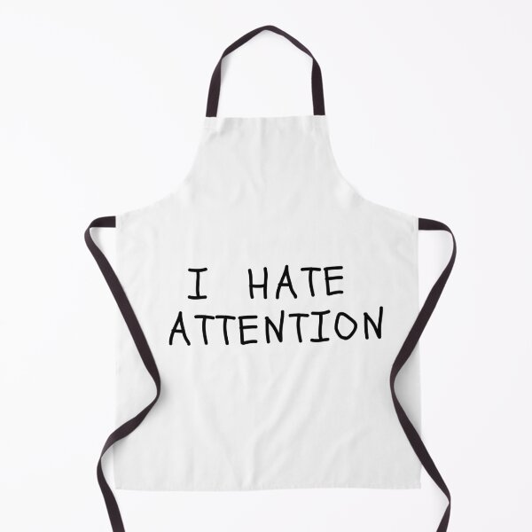 Item preview, Funny White Lies Quotes- I HATE ATTENTION designed and sold by The Little Wood Cottage.