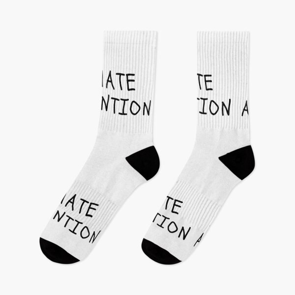 Item preview, Funny White Lies Quotes- I HATE ATTENTION designed and sold by The Little Wood Cottage.