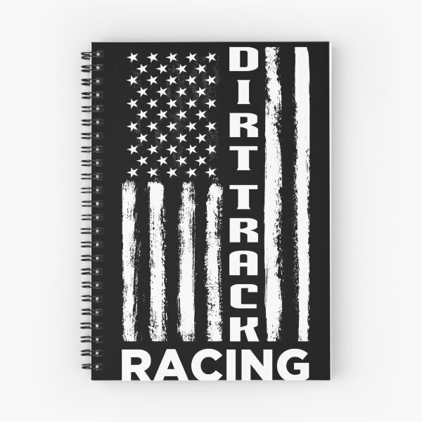 Artikelvorschau, Dirt Track Racing Geschenke für Autorennen mit amerikanischer Flagge entworfen und verkauft von DamnGoodDesign.