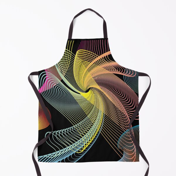 Item preview, Modern Art Abstract Geometric Spiral Gradient Spider Web Line designed and sold by PolyPixel.