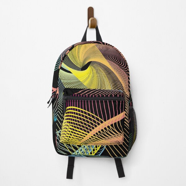 Item preview, Modern Art Abstract Geometric Spiral Gradient Spider Web Line designed and sold by PolyPixel.