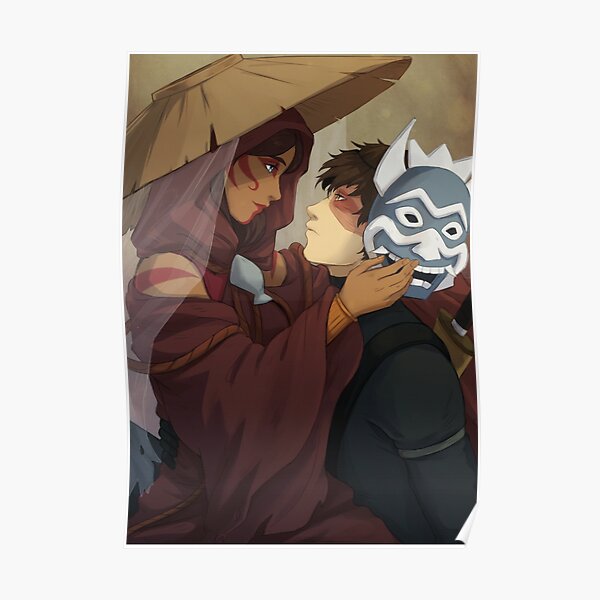 Painted Blue Poster