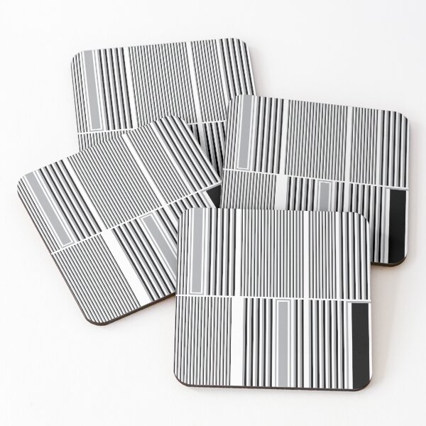 Item preview, Striped Facade - Monochrome designed and sold by Emma Coast.