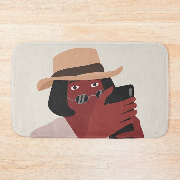 Item preview, Look up your phone dude, Minimal, Modern, Portrait designed and sold by technicolorable_art.