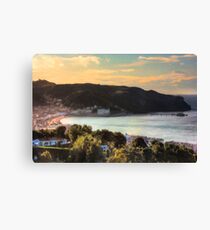 Llandudno Bay and Great Orme at Sunset from Nant y Gamar Canvas Print