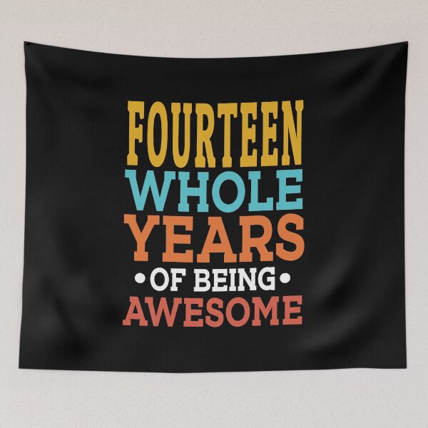Item preview, 14th Birthday Fourteen Whole Years Of Awesome 14 designed and sold by haselshirt.