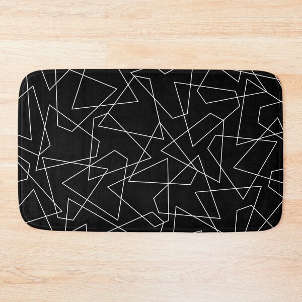 Item preview, Abstract geometric pattern - black and white. designed and sold by K.S ART.
