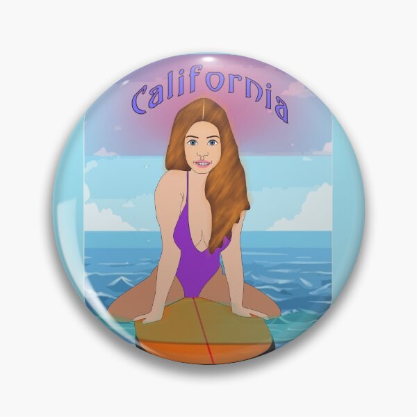 Item preview, CA, Surfer girl. designed and sold by EspDzines.