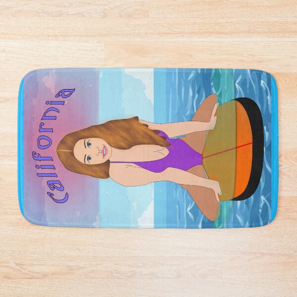 Item preview, CA, Surfer girl. designed and sold by EspDzines.