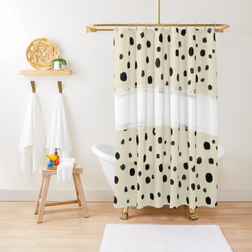 DOTS NUDE Duschvorhang