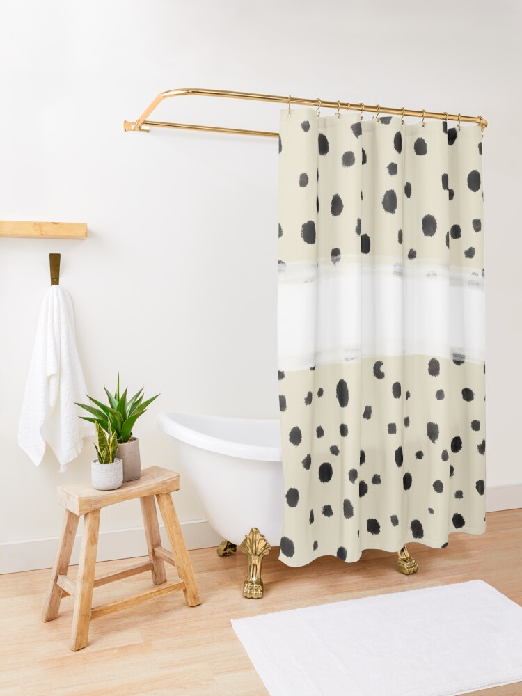Alternative Ansicht von DOTS NUDE Duschvorhang