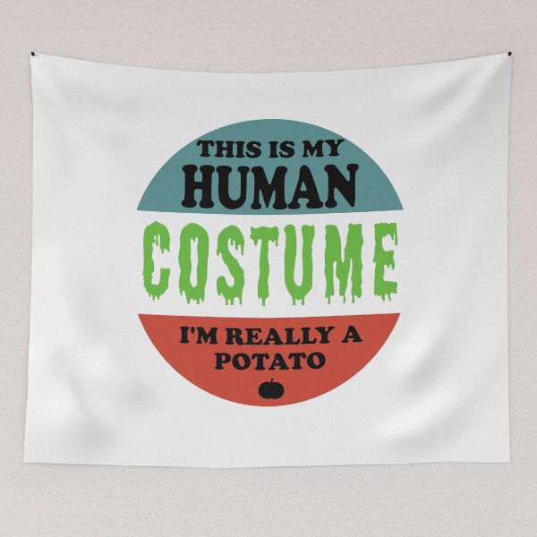 Item preview, Potato This Is My Human Costume I'm Really A Halloween Puns Food Tshirt designed and sold by fourstripes.