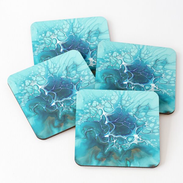 Item preview, Blue Dream  - Acrylic Fluid Artwork designed and sold by Ideka-Art.
