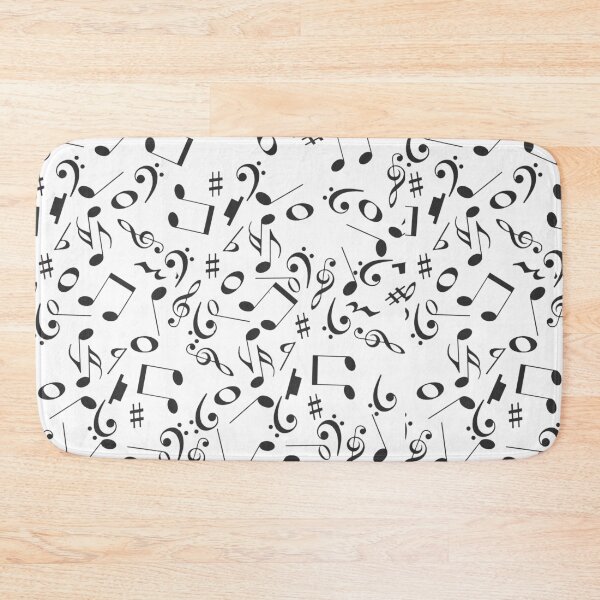 Item preview, Music note pattern (dark on light) designed and sold by TyronMorgan.