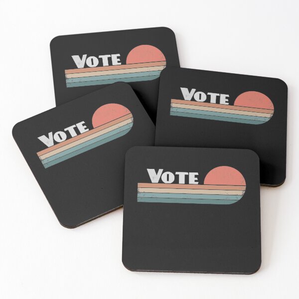 Item preview, Vintage sunset Vote (light on dark) designed and sold by TyronMorgan.