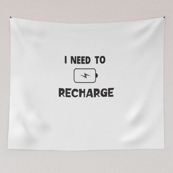 Item preview, I Need To Recharge , Funny  designed and sold by alikassi.