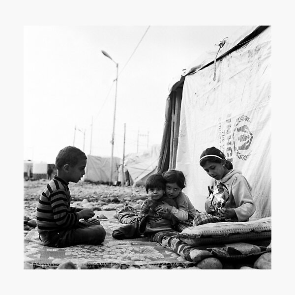 Faces of a Refugee Camp - Kowergosk #1 Photographic Print