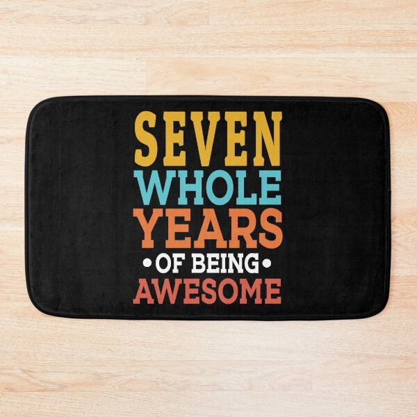 Item preview, 7th Birthday Seven Whole Years Of Awesome 7 designed and sold by haselshirt.