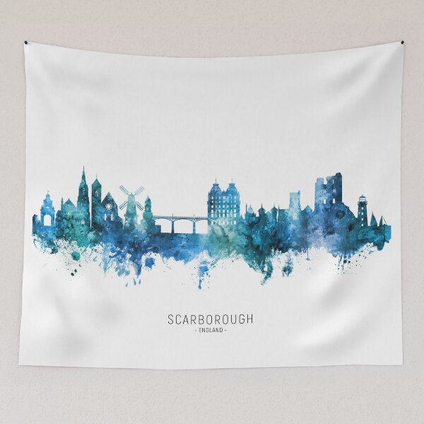 Item preview, Scarborough England Skyline designed and sold by ArtPrints.