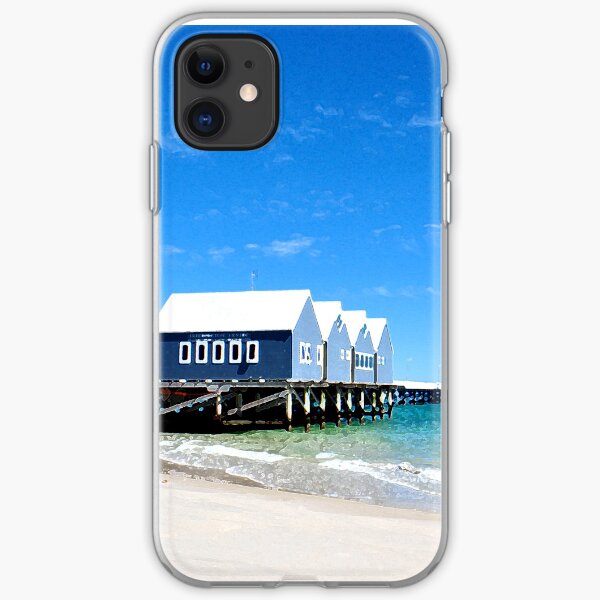 Busselton Jetty Dry Brushed Effect iPhone Soft Case