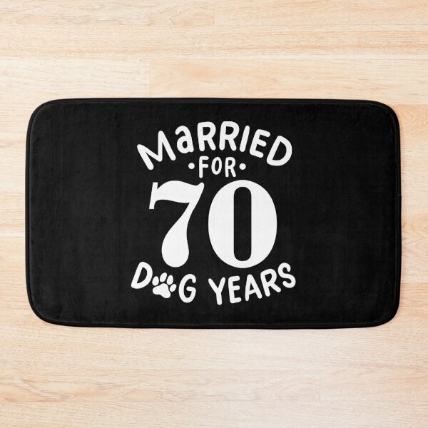 Item preview, 10th Wedding Anniversary, Married For 70 Dog Years designed and sold by haselshirt.