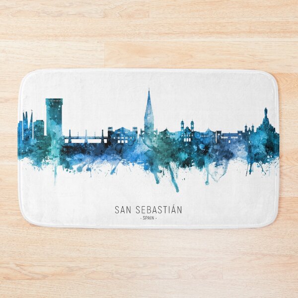 Item preview, San Sebastian Spain Skyline designed and sold by ArtPrints.